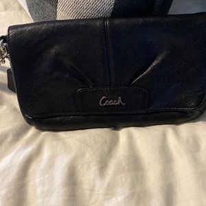 Coach Leather Large Wristlet